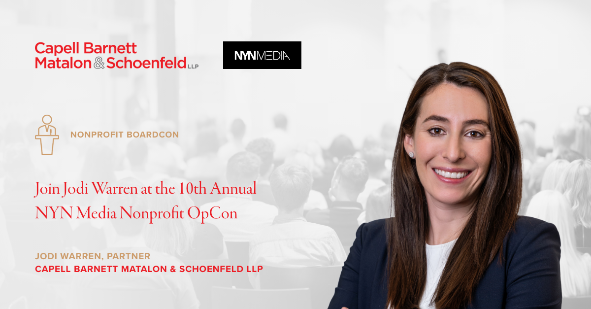 Join Jodi Warren at the 10th Annual NYN Media Nonprofit OpCon